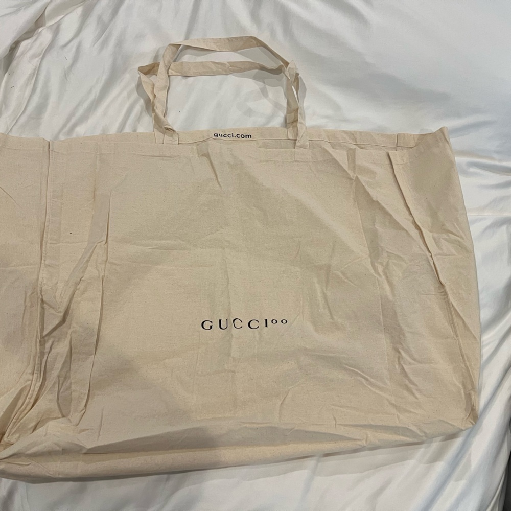 Gucci 100 Reusable Canvas Tote - GIANT!